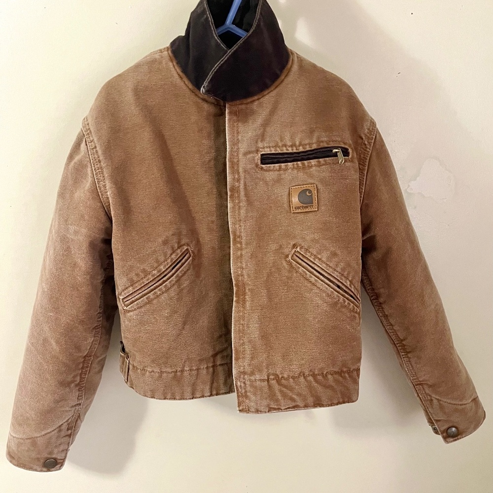 Youth Medium  8 Carhart Canvas Jacket J97